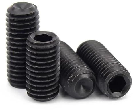Schwarzer Stahl-Innensechskant-Gewindestift, M1,6, M2, M2,5, M3, M3,5, M4, M5, M6, M8, Innensechskantschraube ohne Kopf, 50 Stück, 50 Stück, M1,6x2,5mm