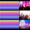 42PCS LED Foam Glow Sticks, Bulk Glow Sticks, Glow in the Dark Party Supplies with 3 Modes Colorful Flashing, Neon Party Favors Supplies for Glow Party, Birthday, Wedding, Carnival, Concert (42PCS)