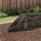 Lauuoeriau Haus & Garten, Rasen & Garten, Gartenarbeit, Mulch, Netz-Tunnel, schwarz, 300 x 50 x 48,5 cm, Stahl und Polyethylen