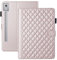 Vaitasy Case for Lenovo Tab P12 12.7 Inch 2025 Business PU Leather Tablet Cover for Lenovo P12 12.7 Inch 2025 with Wallet Stand Function Rose Gold