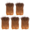 VOSAREA 5St Palmrinde Fischlaichmopps Pflanzen-Sonnenplattform Palmenrinde Rinde Dekoration Palmfaser Palmenfaser Gartenbaumrinde Landschaftsbaurinde Natürliche braune Seide Light Brown