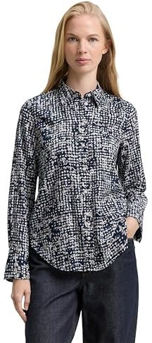Tom Tailor Damen Hemdbluse mit Muster