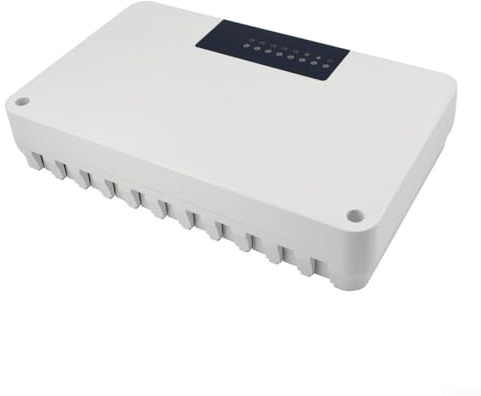 Zentralheizungssteuerung 5/8 Zonen Controller für Warmwassersystem Fußbodenheizung mit Pumpenventilantrieb und LED-Anzeige 177x110mm(8 Zonen)