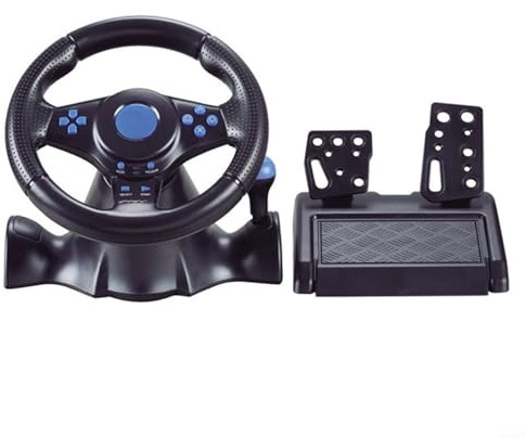 USB Gaming Steering Wheel and Pedals, for Switch, for XBOX One/360, for PS4, for PS3, and PC, Ergonomic ABS Racing Wheel Controller for Sim Racing Games(3 in 1)