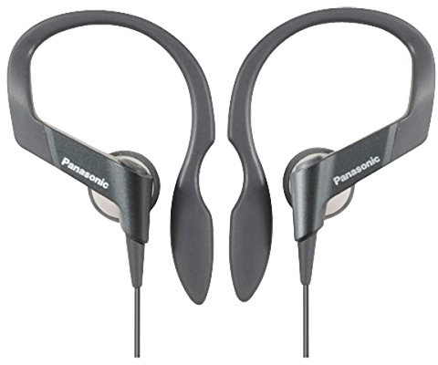 Panasonic RP-HS33E-K Water resistant Sports Clip In Ear Headphone- Black