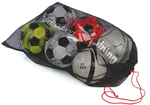 ND Sports K-REY-TR154 Precision Training 10 Fußball-/Ball-Netzbeutel, Schwarz, F/S