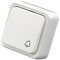 Duolec 900R57 - Pulsador timbre de superficie Blanco Duolec