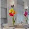 alles-meine.de GmbH XXL Wandaufkleber/Sticker - Tulpen mit Stengel - Frühlingsblumen Frühling - selbstklebend für Wohnzimmer und Deko Wandsticker Aufkleber Blumen
