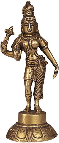 Exotic India Ardhanarishvara (Shiva-Shakti) – Messing-Statue