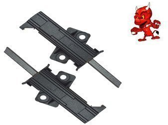 Kohlebürsten Motorkohlen Kohlestifte Schleifkohlen passend für AEG LAVAMAT SELECTION SLW mit Halter L