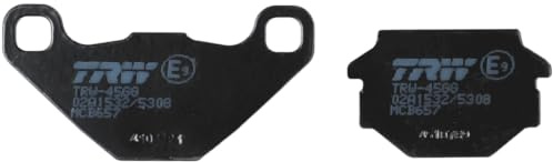 TRW MCB657 Brake Pad Set Disc Brake Organic Allround Compatible for Fantic RC Caballero 1993-1996 Rear Axle and Other Vehicles
