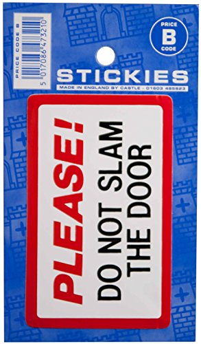 Castle V136 Please Do Not Slam Door Sticker Accessories Styling Graphics Pinstripes