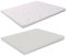 TOPPER CORRETTORE IN MEMORYFOAM PER MATERASSO MATRIMONIALE 160x190 ALTEZZA 3 CM SFODERABILE ALOE VERA