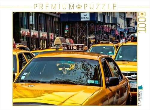 CALVENDO Puzzle EIN Motiv aus dem Kalender New York - nur im Taxi | 1000 Teile Lege-Größe 64 x 48 cm Foto-Puzzle für glückliche Stunden