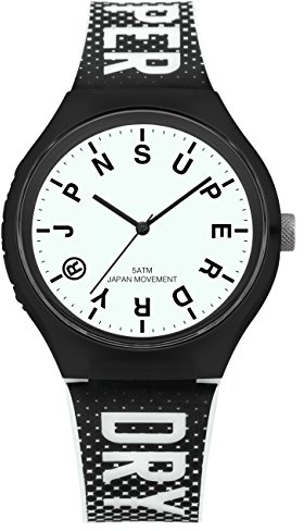 Superdry Herren Armbanduhr Analog Quarz Silikon SYG224B