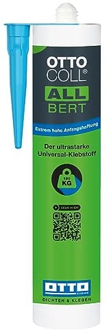 Otto Chemie AlLBERT - Colla universale per una connessione stabile e durevole, asciugatura rapida, colla ad alte prestazioni impermeabile