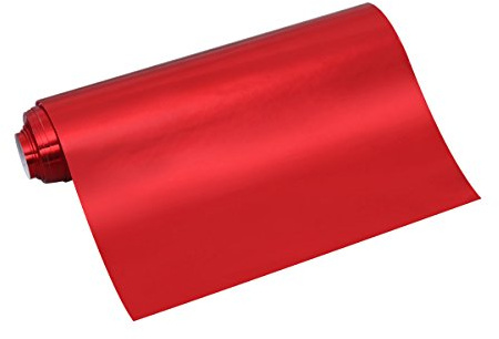 VOSAREA Film Adhésif Vinyle Rouge Brillant Pour Voiture Avec Système De Libération Air Pour Covering De Voiture