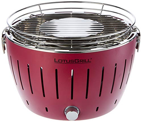 LotusGrill S, griglia Singola, Viola Prugna G-LI-280 (Diametro 26 cm) con connettore USB