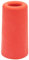 WAGNER Doorstop Volcano Big - Ø 40 x 73 mm, red Retro Style Buffer Made of Solid Rubber, to be Screwed on Floors or Walls - 15207121