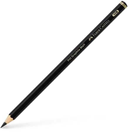 Faber-Castell 115210 - Bleistift Pitt Graphite Matt, Mine 10B, 1 Stück