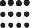 ALXCD Ear Tips Compatible with JBL Lifestyle Tune 110BT in-Ear Headphones, 6 Pairs S M L Sizes Replacement Silicone Earbud Tips, Replacement for JBL 110BT，Black