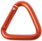 1pc Multifunktions-Aluminium-Legierung Dreieck Karabiner Outdoor-Camping-Kessel Buckle Wandern Reisen Zubehör Orange