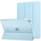 MoKo Case Fit 2018/2017 iPad 9.7 5th/6th Generation, Slim Lightweight Smart Shell Stand Cover with Translucent Frosted Back Protector Fit iPad 9.7 2018/2017, Sky Blue (Auto Wake/Sleep)