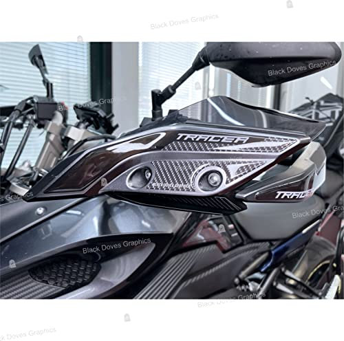 3D-Harz-Aufkleber, kompatibel mit Yamaha Tracer 900 (Handschutz)