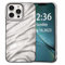 AKABEILA Case for iPhone 8 Plus/7 Plus/6S Plus/6 Plus Case 5.5 Inch Water Ripple Pattern TPU Phone Case Slim Shockproof 3D Non-Slip Glitter Sparkle Glossy Cover Silver