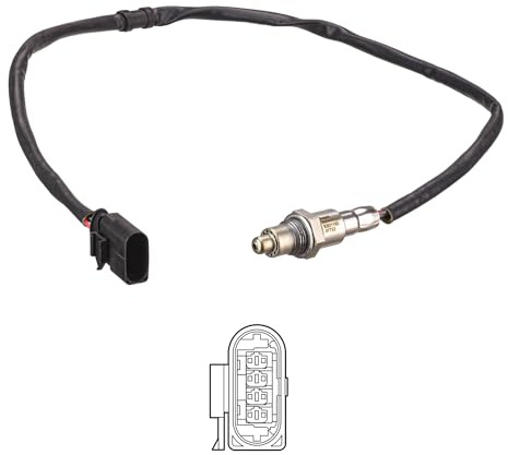 DELPHI ES21193-12B1 Lambdasonde nach Katalysator Oxygen O2 Sensor Planarsonde, Beheizt 665mm