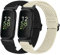 Tiptops Elastische Nylonbänder Kompatibel mit Fitbit Inspire 3/Inspire 2/Inspire/Inspire HR/Ace 3/Ace 2 Frauen Männer Kinder, Verstellbare Atmungsaktive Nylon Ersatz Solo Loop Armbänder （2 Pack）