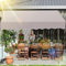 Ikodm Tenda da sole con manovella, 350 x 120 x 200 – 300 cm, beige, per balcone, resistente ai raggi UV 50+, regolabile in altezza, impermeabile, facile da montare