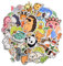 50 Stück Sticker Kinder Aufkleber Sticker Set Laptop Sticker Auto Aufkleber Scrapbooking Sticker Laptop Aufkleber (Tiermotiv)