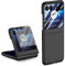 BAIDIYU Cover per Motorola Razr 40 Ultra,Ultrasottile, Antigoccia, Antigraffio, Hard PC + Pellicola Posteriore per Piccolo Schermo per Motorola Razr 40 Ultra.Nero