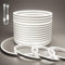 BAGZY Neon LED Streifen 15M Aussenbereich,LED Strip Wasserdicht 230V Outdoor 120 LED/M Flexibler Lichtband für DIY Flexibel Lichtleiste mit Netzteil und Controller für Innen Heim Küche Deko (Weiß)