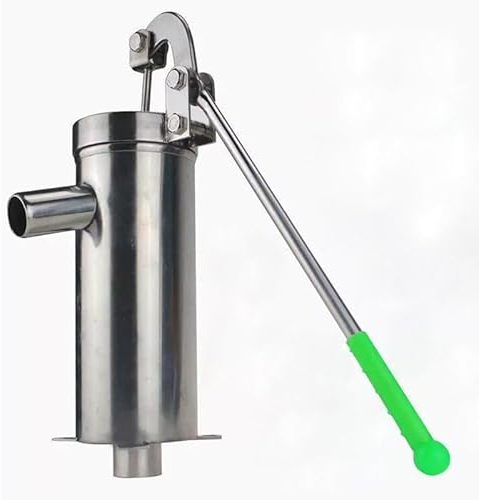 SanGin Edelstahl Schaukel Wasserpumpe Hand Druck Brunnenpumpe Ländliche Brunnenwasserpumpe Garten Druck Wasserpumpe Geeignet für Gärten und Farmen