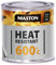 MASTON Hitzebeständige Farbe 600 °C – Matt – Silber – 250 ml