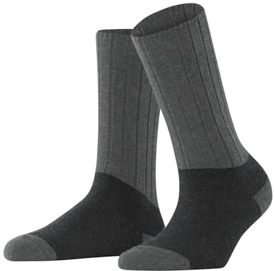 ESPRIT Damen Vibrance Socken atmungsaktive klimaregulierende geruchshemmende Wolle Kaschmir einfarbig 1 Paar