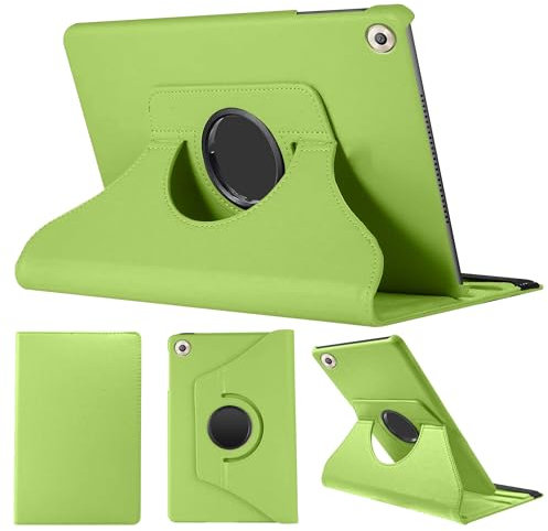 SWEIMEN Étui Rotatif pour Huawei MediaPad M5 8.4 Tablette Housse de Protection avec Réveil Automatique Rotation Coque