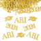 BETESSIN Abitur 2025 Deko Gold Glitzer - 100 Stück ABI 2025 Konfetti aus Glitzerpapier - Streudeko Abi 2025 - Abitur 2025 Geschenke - Tischdekoration für Abi Abschlussfeiern und Abitur Prüfungserfolge