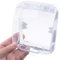 iFutniew Cubierta impermeable para timbre, transparente, impermeable, para exteriores, con botón