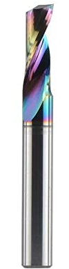 1 Stück 3,175 4 6 8 mm CNC Single Flute Vollhartmetalllegierung Schaftfräser, DLC-Beschichtungsfräser for Aluminium(DSA1F-D6.0-L32)