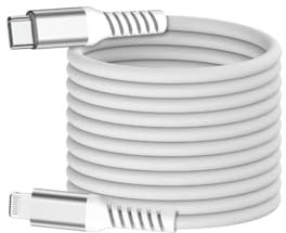 WE Cavo USB C/Lightning magnetico, USB2.0-9V/3A/27W, 2 metri Bianco