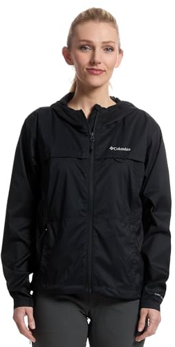 Columbia Damen Standard Crested Canyon Windbreaker, Schwarz
