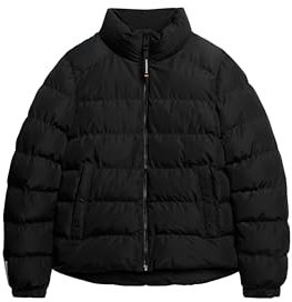 Superdry Herren Sports Steppjacke Schwarz L