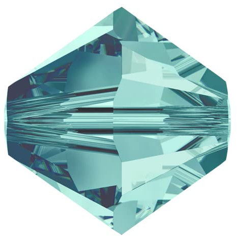 60 cristales originales Swarovski Bicono 3 mm 5301-5328 229 azul circonita azul