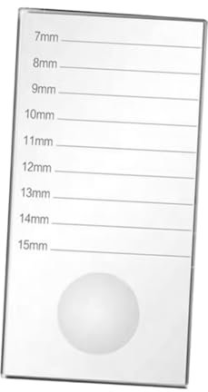 Ipetboom Tablero De Vidrio Para Pestañas Diseño Fácil De Limpiar y Reutilizable