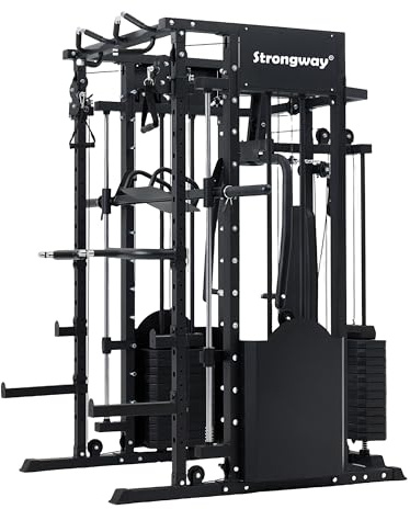 Strongway Multi Gym Smith Machine with Weights