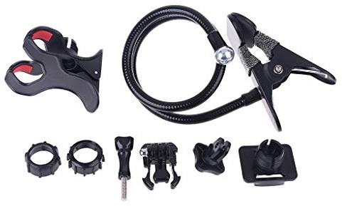 PEPWE 63,5 cm (25 Zoll) Webcam-Ständer, flexible Tischhalterung, Klemme Schwanenhals für Webcam C930e C930 C920 C922x C922 Brio 4K Auto Handyhalterung Drehbare Halterung Vent Cradles Grip Motorrad Air