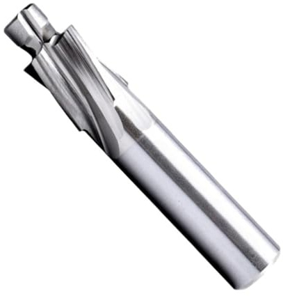 1-teiliger Senkkopf-Fräser, HSS-Flachboden-Senkfräser, Präzisions-Bohrer mit geradem Griff(M16)